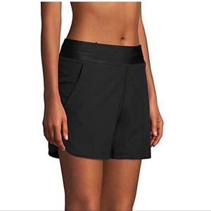 Lands End Dri Fit Black Shorts Sze. 4